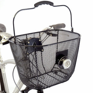 Axiom Deluxe Black Mesh Quick Release Front Bike Basket