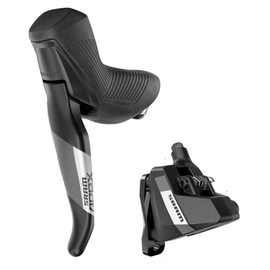 SRAM Apex Disc Brake and Lever - Left Flat Mount 2-Piston 20mm Offset Black A1