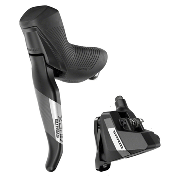SRAM Apex Disc Brake and Lever - Left Flat Mount 2-Piston 20mm Offset Black A1 - The Bikesmiths
