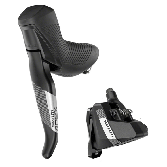 SRAM Apex Disc Brake and Lever - Left Flat Mount 2-Piston 20mm Offset Black A1