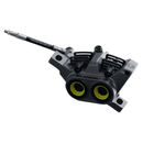 Magura Gustav Pro Disc Brake and Lever - Front or Rear Post Mount 4-Piston Black/Anthracite Gray-5