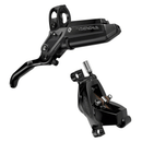SRAM Code Silver Stealth Disc Brake and Lever - Post Mount 4-Piston Aluminum Lever SS Hardware Black C1-1