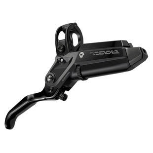 SRAM Code Silver Stealth Disc Brake and Lever - Post Mount 4-Piston Aluminum Lever SS Hardware Black C1