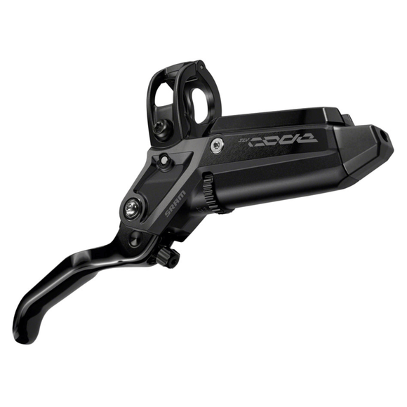 SRAM Code Silver Stealth Disc Brake and Lever - Post Mount 4-Piston Aluminum Lever SS Hardware Black C1