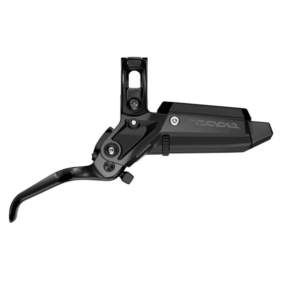 SRAM Code Silver Stealth Disc Brake and Lever - Post Mount 4-Piston Aluminum Lever SS Hardware Black C1
