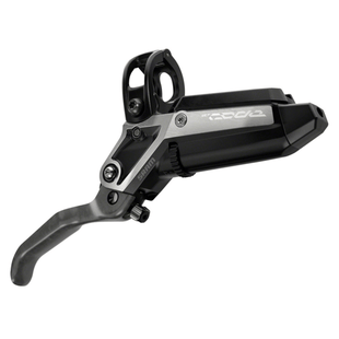 SRAM Code Ultimate Stealth Disc Brake and Lever - Post Mount 4-Piston Carbon Lever Titanium Hardware Black/Silver C1