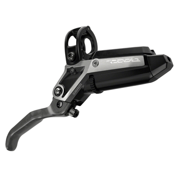 SRAM Code Ultimate Stealth Disc Brake and Lever - Post Mount 4-Piston Carbon Lever Titanium Hardware Black/Silver C1 - The Bikesmiths