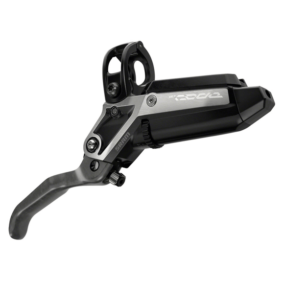 SRAM Code Ultimate Stealth Disc Brake and Lever - Post Mount 4-Piston Carbon Lever Titanium Hardware Black/Silver C1