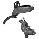 SRAM Code Bronze Stealth Disc Brake and Lever - Post Mount 4-Piston Aluminum Lever SS Hardware Dark Polar C1-1