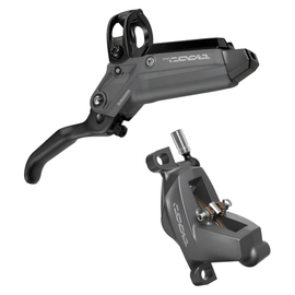 SRAM Code Bronze Stealth Disc Brake and Lever - Post Mount 4-Piston Aluminum Lever SS Hardware Dark Polar C1