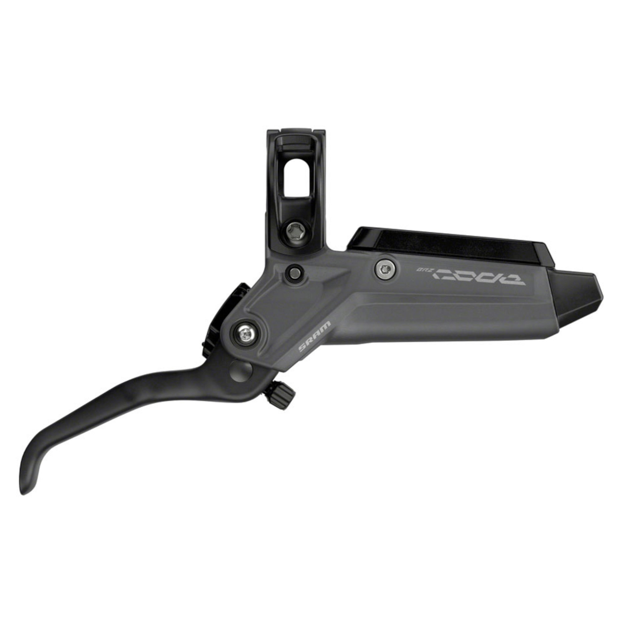 SRAM Code Bronze Stealth Disc Brake and Lever - Post Mount 4-Piston Aluminum Lever SS Hardware Dark Polar C1