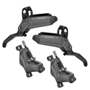 SRAM Code Bronze Stealth Disc Brake and Lever - Post Mount 4-Piston Aluminum Lever SS Hardware Dark Polar C1-6