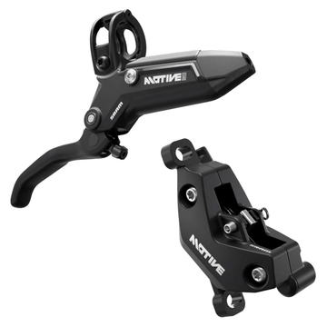 SRAM Motive Bronze Disc Brake and Lever - Post Mount 4-Piston Aluminum Lever Diffusion Black A1 - The Bikesmiths