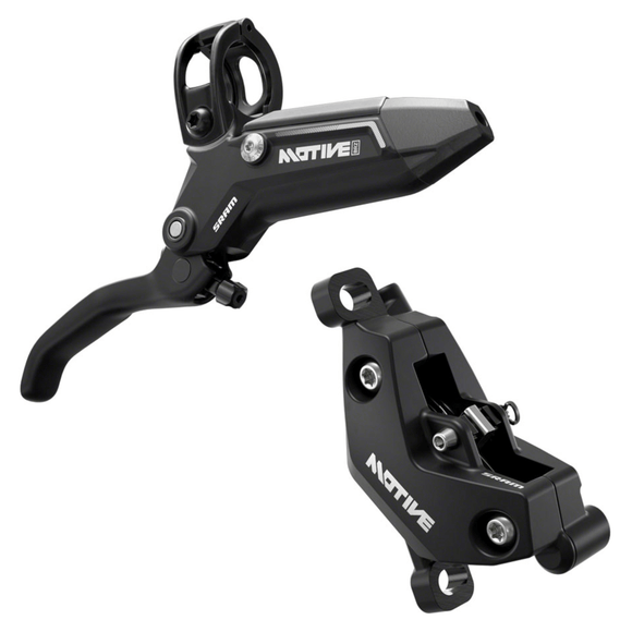 SRAM Motive Bronze Disc Brake and Lever - Post Mount 4-Piston Aluminum Lever Diffusion Black A1