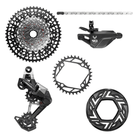 SRAM Eagle 90 Ebike Groupset -  No Crank 34T Clip-on Guard Chain XS-1275 10-52t Single Click Shifter Rear Derailleur