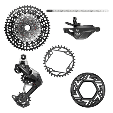 SRAM Eagle 90 Ebike Groupset -  No Crank 34T Clip-on Guard Chain XS-1275 10-52t Single Click Shifter Rear Derailleur - The Bikesmiths