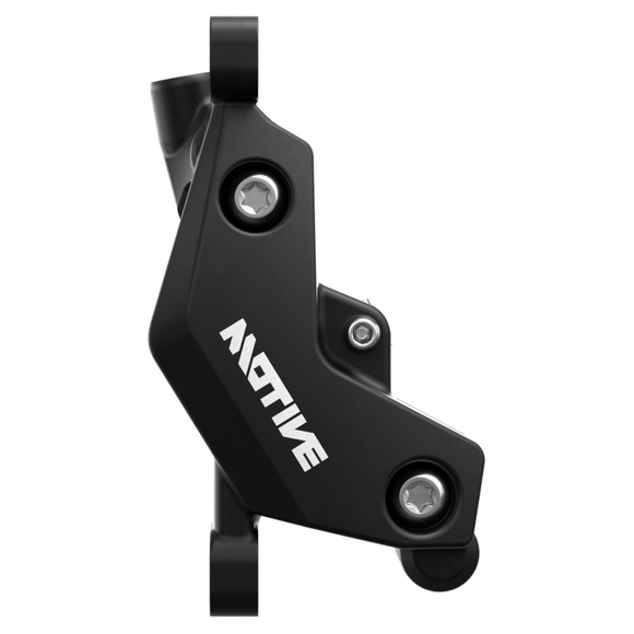 SRAM Motive Bronze Disc Brake and Lever - Post Mount 4-Piston Aluminum Lever Diffusion Black A1