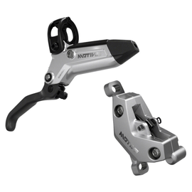 SRAM Motive Ultimate Disc Brake and Lever - Post Mount 4-Piston Aluminum Lever Body Carbon Blade Black/Silver A1