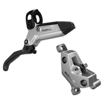 SRAM Motive Ultimate Disc Brake and Lever - Post Mount 4-Piston Aluminum Lever Body Carbon Blade Black/Silver A1 - The Bikesmiths
