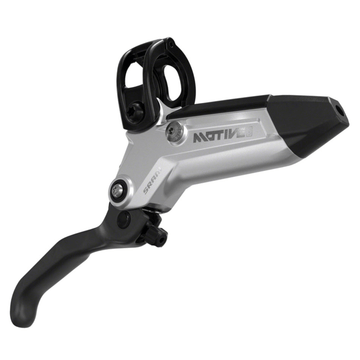 SRAM Motive Ultimate Disc Brake and Lever - Post Mount 4-Piston Aluminum Lever Body Carbon Blade Black/Silver A1 - The Bikesmiths