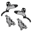 SRAM Motive Ultimate Disc Brake and Lever - Post Mount 4-Piston Aluminum Lever Body Carbon Blade Black/Silver A1-6