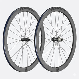 TOKEN C45D Disc 700c Convertible 9x100 10x135 QR or 12x100 12x142 TA XDR 45mm Carbon Wheelset