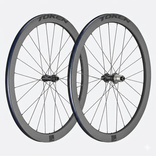 TOKEN C45D Disc 700c Convertible 9x100 10x135 QR or 12x100 12x142 TA XDR 45mm Carbon Wheelset