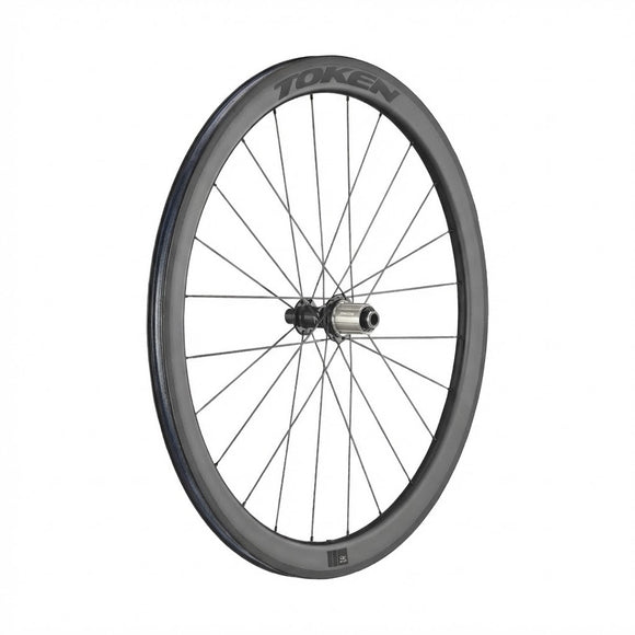 TOKEN C45R 700c 9x100 FRONT 10x130 REAR QR XDR 45mm Carbon Tubeless Wheelset