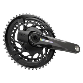 SRAM Force AXS Power Meter Crankset - 2x 12-Speed, 48/35t, Direct Mount, DUB Spindle Interface, Iridescent Gray, D2 - 0