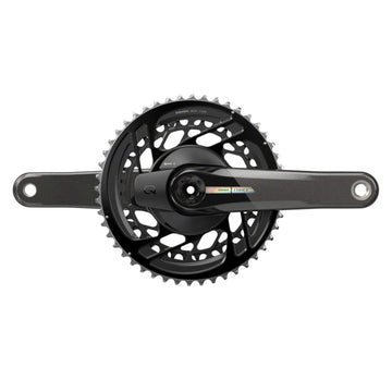 SRAM Force AXS Power Meter Crankset - 2x 12-Speed, 48/35t, Direct Mount, DUB Spindle Interface, Iridescent Gray, D2 SRAM