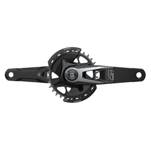 SRAM X0 Eagle T-Type AXS Power Meter Wide Crankset - 12-Speed 32t Chainring Direct Mount 2-Guards PM DUB Spindle Black