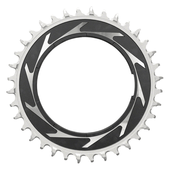 SRAM XX SL Eagle T-Type Thread Mount Chainring - 12-Speed Thread Mount (For XX SL PM Spider) 0mm Offset Aluminum Black/Silver