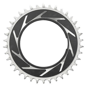 SRAM XX SL Eagle T-Type Thread Mount Chainring - 12-Speed Thread Mount (For XX SL PM Spider) 0mm Offset Aluminum Black/Silver - The Bikesmiths