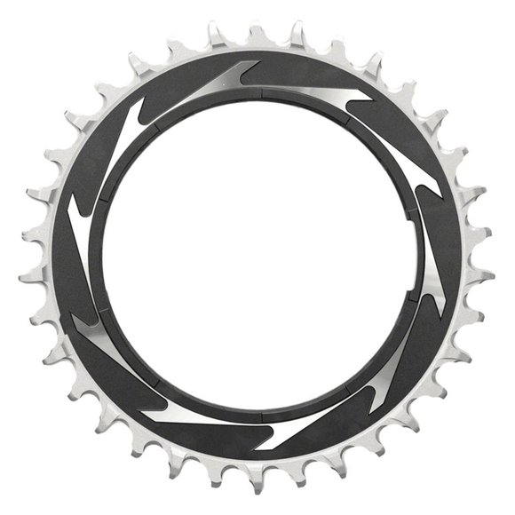 SRAM XX SL Eagle T-Type Thread Mount Chainring - 12-Speed Thread Mount  (For XX SL PM Spider) 3mm Offset Aluminum