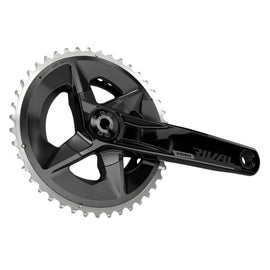 SRAM Rival AXS Wide Crankset - 12-Speed, 43/30t, 94 BCD, DUB Spindle Interface, Black, D1 - 0