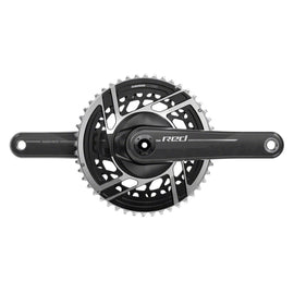 SRAM RED Crankset - 2x 12-Speed, 8-Bolt Direct Mount, DUB Spindle Interface, Natural Carbon, E1