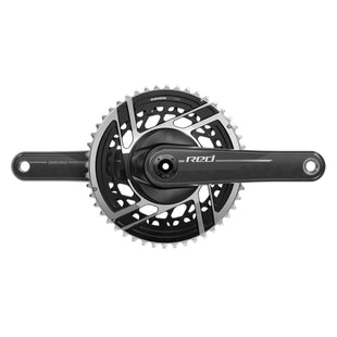 SRAM RED Crankset - 2x 12-Speed, 8-Bolt Direct Mount, DUB Spindle Interface, Natural Carbon, E1