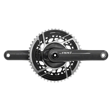 SRAM RED Crankset - 2x 12-Speed, 8-Bolt Direct Mount, DUB Spindle Interface, Natural Carbon, E1 SRAM