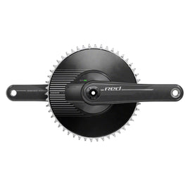 SRAM RED 1 AXS Power Meter Crankset - 12-Speed, 50t Aero Chainring, 8-Bolt Direct Mount, DUB Spindle Interface, Natural Carbon, E1