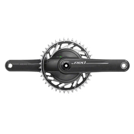 SRAM RED 1x XPLR AXS E1 Power Meter Wide Crankset - 13-Speed, 40t, 8-Bolt PM Spider, DUB Spindle