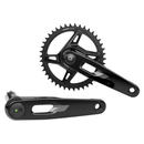 SRAM Rival 1x XPLR AXS Power Meter Wide Crankset - 12/13-Speed 42t 8-Bolt Direct Mount DUB PM Spindle Black E1 - The Bikesmiths