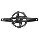 SRAM Rival 1x XPLR AXS Power Meter Wide Crankset - 12/13-Speed 42t 8-Bolt Direct Mount DUB PM Spindle Black E1 - The Bikesmiths