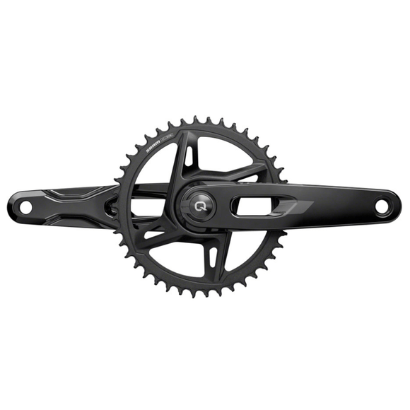 SRAM Rival 1x XPLR AXS Power Meter Wide Crankset - 12/13-Speed 42t 8-Bolt Direct Mount DUB PM Spindle Black E1 - The Bikesmiths