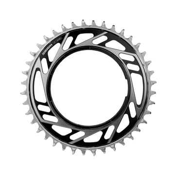 SRAM RED XPLR X-Sync Thread Mount Chainring - 12/13-Speed, Thread Mount (For RED XPLR AXS PM Spider), 6.5mm Offset, Black/Silver, E1 SRAM