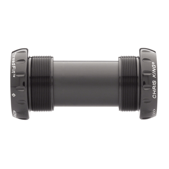 Chris King ThreadFit 24 Bottom Bracket with Fit Kit 6 - English For SRAM/Truvativ GXP Black