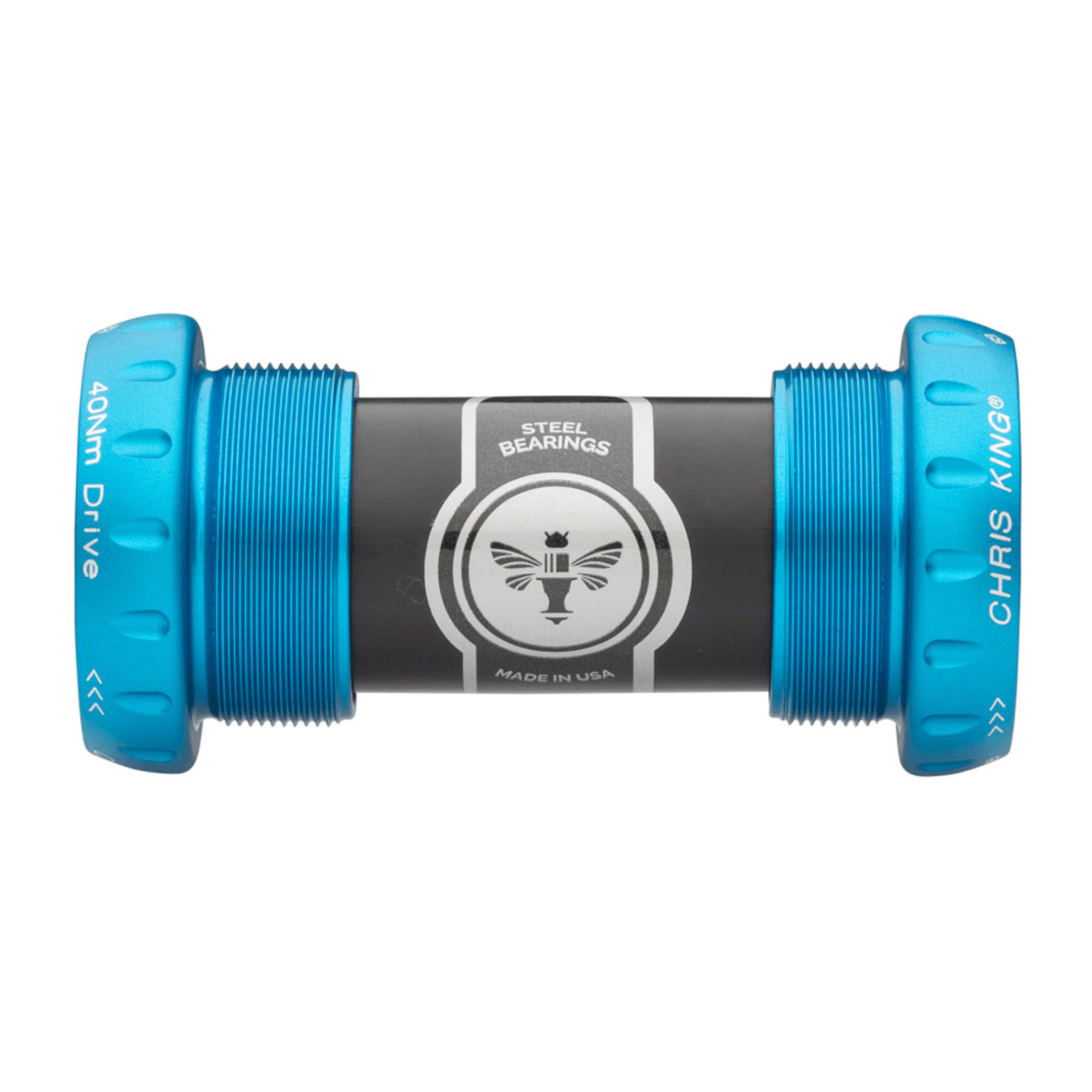 Chris King ThreadFit 24 Bottom Bracket with Fit Kit 4 - English For Shimano Hollowtech II