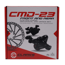 Clarks CMD-23 Front and Rear 160mm Mechanical Disc Brake Kit-4