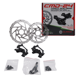 Clarks CMD-24 Front 180mm and Rear 160mm E-Bike Mechanical Disc Brake Kit