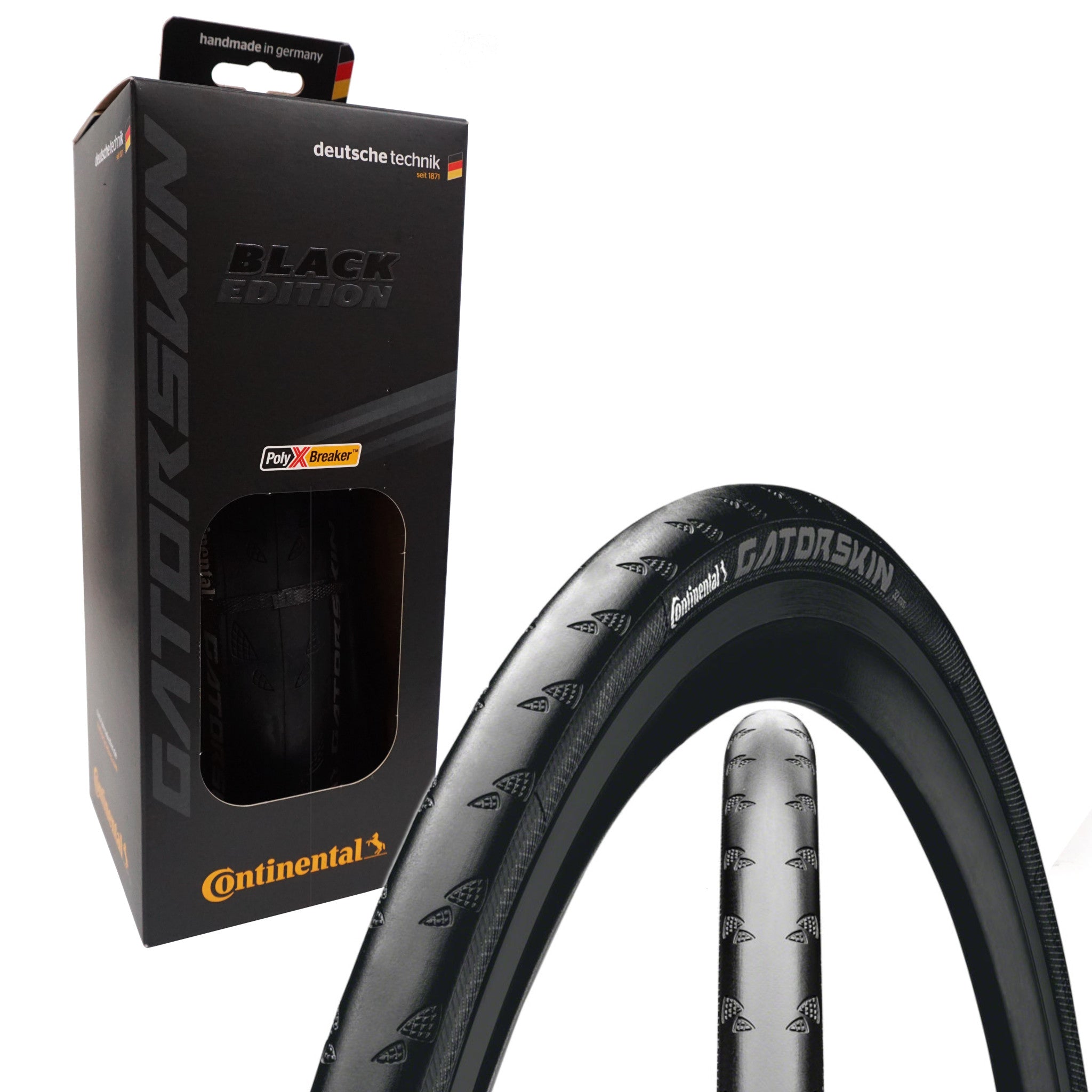 Continental Gatorskin Folding Tire - Special Black Edition - The Bikesmiths