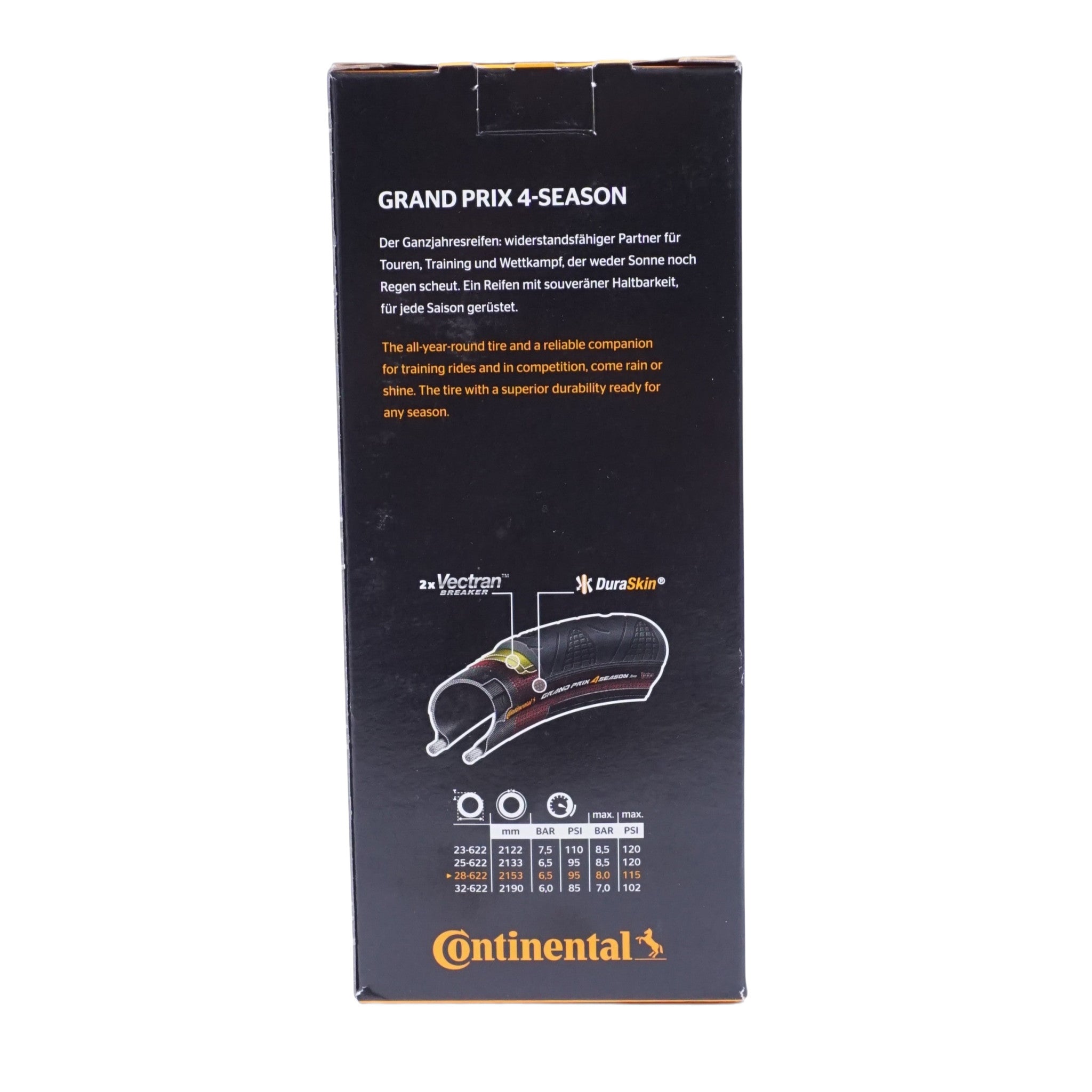 Continental Grand Prix 4-Season 700C Tire, Classic - Wabi Cycles